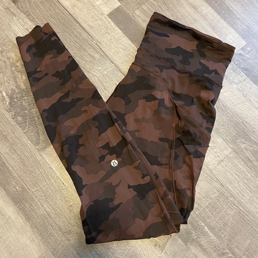 Lululemon Leggings Fast and Free camo